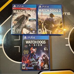 PS4 Watch Dogs Bundle of 3 Video Games